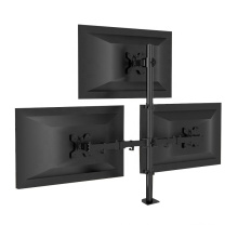 Großhandel Excuernable Desk Drei Monitor -Standarmhalterung für 3 LCD -LED -Monitore
